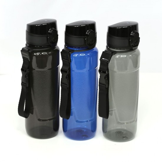 Пляшка для води 600 мл тританова Line Art Lens сірий - 60014418-07