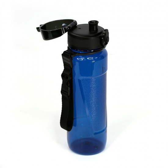 Пляшка для води 600 мл тританова Line Art Lens темно-синій - 60014418-44