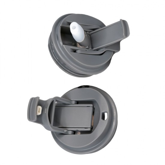 Термокружка 380 мл сталева Line Art Comfy, вакуумна сірий - 60022222-07