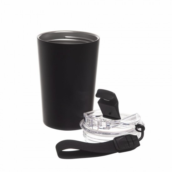 Термокружка 380 мл сталева Line Art Krit, вакуумна чорний - 60022422-01