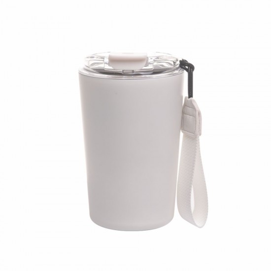 Термокружка 380 мл сталева Line Art Krit, вакуумна білий - 60022422-08