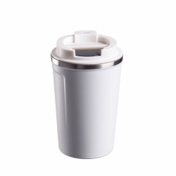 Термокружка 380 мл сталева з LED індикатором Line Art Lima, вакуумна білий - 60023022-08 Термокружка 380 мл сталева з LED індикатором Line Art Lima, вакуумна білий - 60023022-08