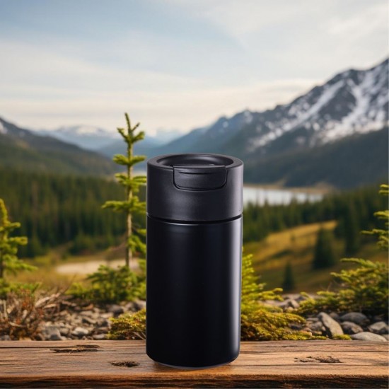 Термокружка 450 мл сталева Line Art Bogota, вакуумна чорний - 60023122-01