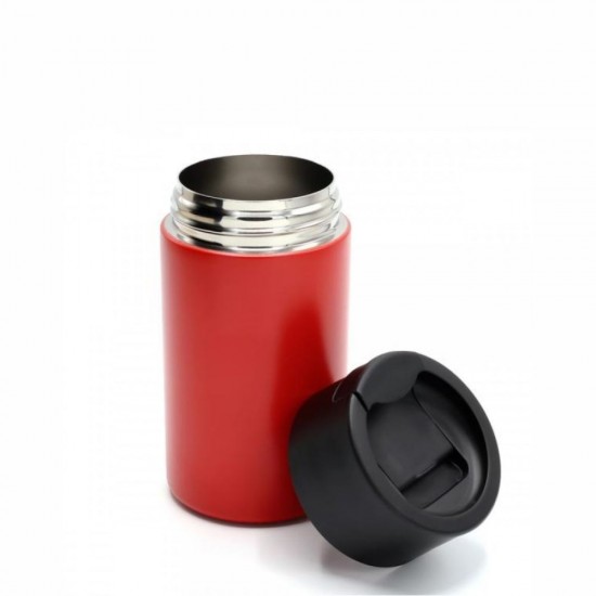 Термокружка 450 мл сталева Line Art Bogota, вакуумна червоний - 60023122-02