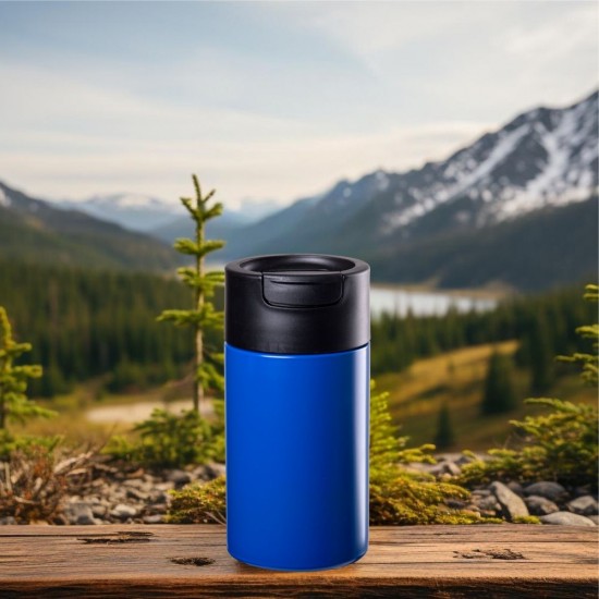 Термокружка 450 мл сталева Line Art Bogota, вакуумна синій - 60023122-03