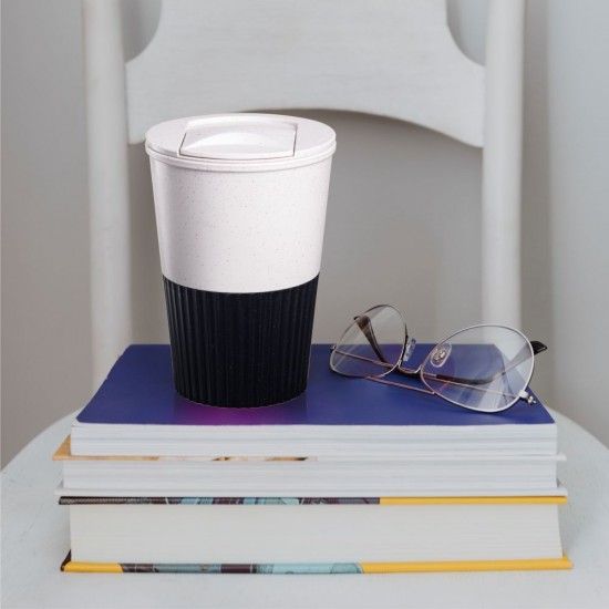 Термокружка 350 мл пластикова Line Art Eco Salta чорний - 60023219-01