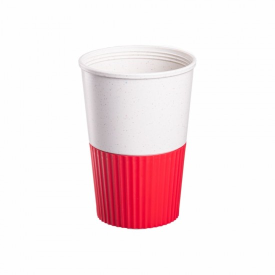 Термокружка 350 мл пластикова Line Art Eco Salta червоний - 60023219-02