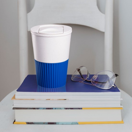 Термокружка 350 мл пластикова Line Art Eco Salta синій - 60023219-03