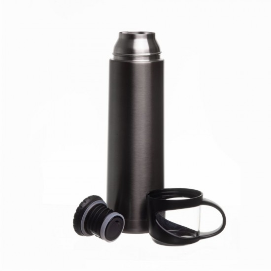 Термос 500 мл сталевий Line Art Borneo, вакуумний графітовий - 60032122-11 Термос 500 мл сталевий Line Art Borneo, вакуумний графітовий - 60032122-11