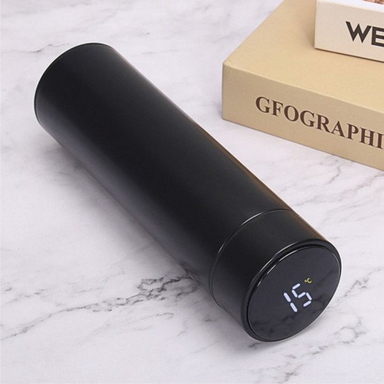 Термос 500 мл сталевий Line Art Cusco з індикатором температури, вакуумний чорний - 60032922-01