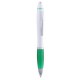 Ручка пластикова ТМ Bergamo білий/зелений - 6078B-4