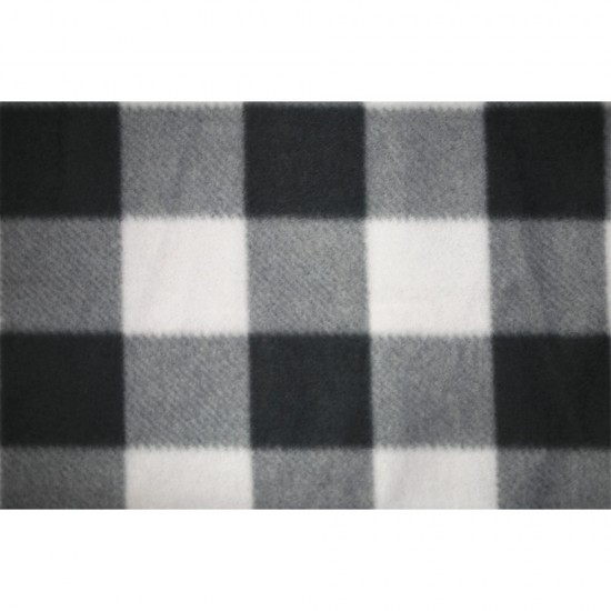 Плед флісовий двосторонній Soft Me Picnic 130х180см чорний/білий - 70030105-01 Плед флісовий двосторонній Soft Me Picnic 130х180см чорний/білий - 70030105-01