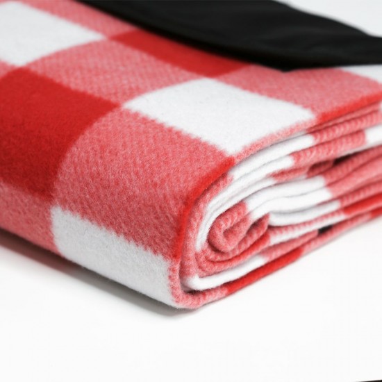 Плед флісовий двосторонній Soft Me Picnic 130х180см червоний/білий/чорний - 70030105-02 Плед флісовий двосторонній Soft Me Picnic 130х180см червоний/білий/чорний - 70030105-02