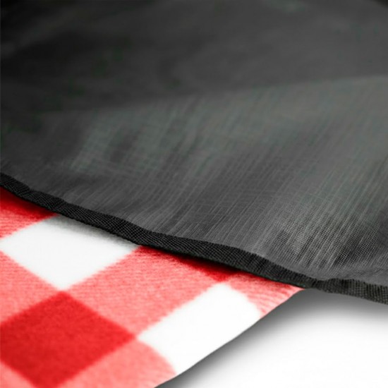 Плед флісовий двосторонній Soft Me Picnic 130х180см червоний/білий/чорний - 70030105-02 Плед флісовий двосторонній Soft Me Picnic 130х180см червоний/білий/чорний - 70030105-02