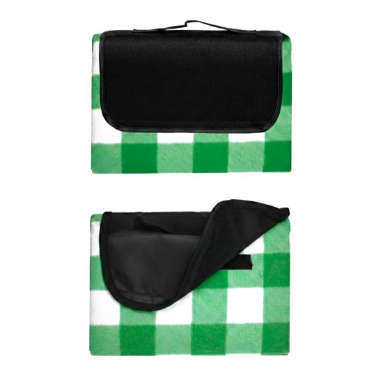 Плед флісовий двосторонній Soft Me Picnic 130х180см зелений/білий/чорний - 70030105-04 Плед флісовий двосторонній Soft Me Picnic 130х180см зелений/білий/чорний - 70030105-04