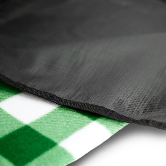 Плед флісовий двосторонній Soft Me Picnic 130х180см зелений/білий/чорний - 70030105-04 Плед флісовий двосторонній Soft Me Picnic 130х180см зелений/білий/чорний - 70030105-04