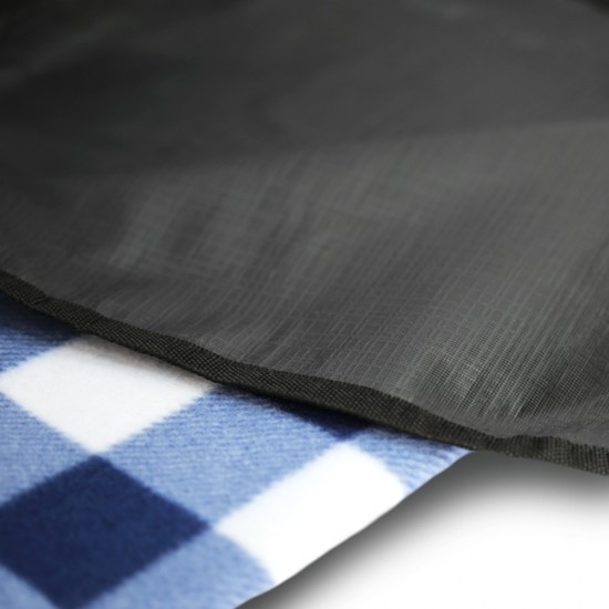 Плед флісовий двосторонній Soft Me Picnic 130х180см темно-синій/білий - 70030105-44 Плед флісовий двосторонній Soft Me Picnic 130х180см темно-синій/білий - 70030105-44