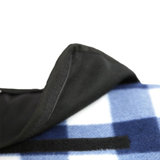 Плед флісовий двосторонній Soft Me Picnic 130х180см темно-синій/білий - 70030105-44 Плед флісовий двосторонній Soft Me Picnic 130х180см темно-синій/білий - 70030105-44