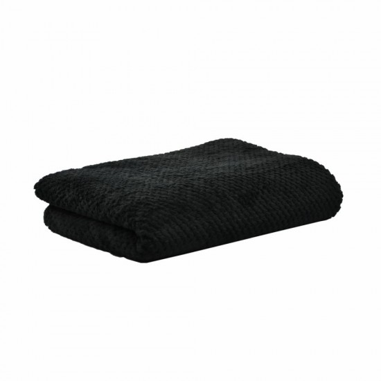Плед флісовий Soft Me Diamond 130х180см чорний - 70030205-01