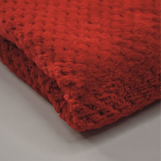 Плед флісовий Soft Me Diamond 130х180см червоний - 70030205-02
