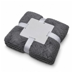 Плед флісовий Soft Me Diamond 130х180см в подарунковій упаковці сірий - 70030205P-07