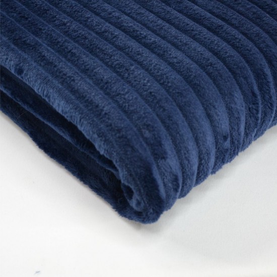 Плед флісовий Soft Me Line 130х180см темно-синій - 70030305-44 Плед флісовий Soft Me Line 130х180см темно-синій - 70030305-44