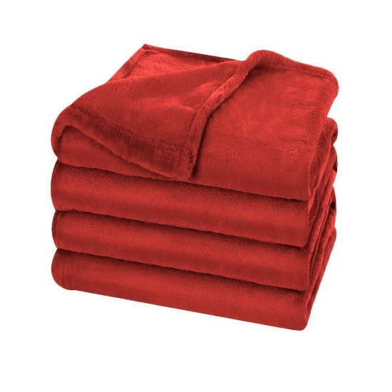 Плед флісовий Soft Me Fancy 130х180см червоний - 70030405-02 Плед флісовий Soft Me Fancy 130х180см червоний - 70030405-02