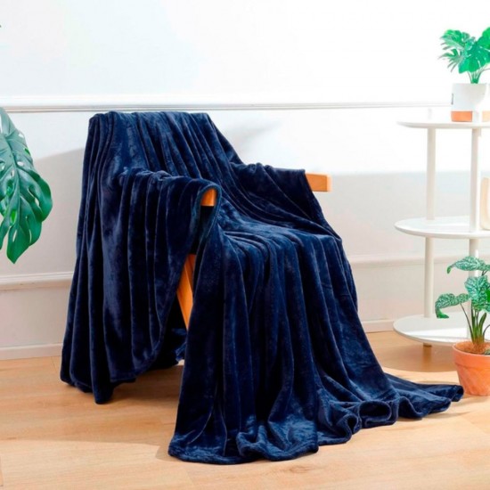 Плед флісовий Soft Me Fancy 130х180см темно-синій - 70030405-44