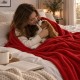 Плед флісовий Soft Me Fancy 130х180см в подарунковій упаковці червоний - 70030405P-02