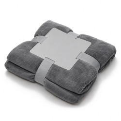 Плед флісовий Soft Me Fancy 130х180см в подарунковій упаковці сірий - 70030405P-07