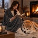 Плед флісовий Soft Me Fancy 130х180см в подарунковій упаковці сірий - 70030405P-07 Плед флісовий Soft Me Fancy 130х180см в подарунковій упаковці сірий - 70030405P-07