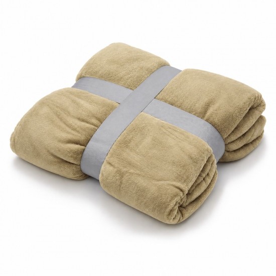 Плед флісовий Soft Me Fancy 130х180см в подарунковій упаковці пісочно-бежевий - 70030405P-17 Плед флісовий Soft Me Fancy 130х180см в подарунковій упаковці пісочно-бежевий - 70030405P-17