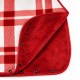 Плед-пончо флісовий Soft Me Poncho L 100х140см червоний/білий - 70030605-02 Плед-пончо флісовий Soft Me Poncho L 100х140см червоний/білий - 70030605-02