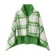 Плед-пончо флісовий Soft Me Poncho L 100х140см зелений/білий - 70030605-04 Плед-пончо флісовий Soft Me Poncho L 100х140см зелений/білий - 70030605-04