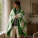 Плед-пончо флісовий Soft Me Poncho L 100х140см зелений/білий - 70030605-04 Плед-пончо флісовий Soft Me Poncho L 100х140см зелений/білий - 70030605-04