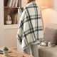 Плед флісовий Soft Me Poncho L 100х140см сірий/білий - 70030605-07