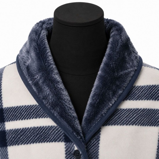 Плед-пончо флісовий Soft Me Poncho L 100х140см темно-синій/білий - 70030605-44 Плед-пончо флісовий Soft Me Poncho L 100х140см темно-синій/білий - 70030605-44