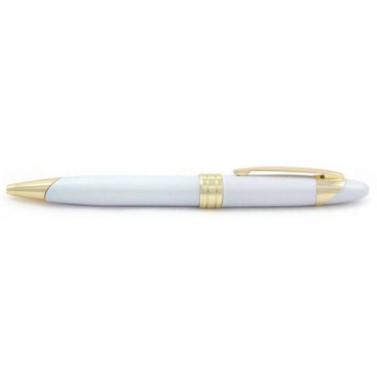 Ручка металева ТМ Bergamo білий - 701M-8