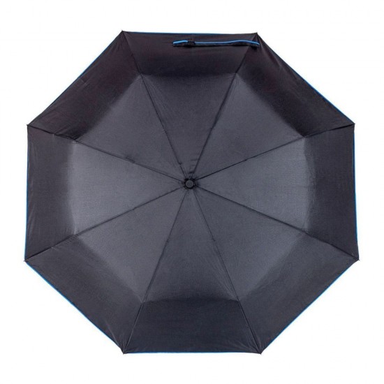 Парасоля складана напівавтоматична Bergamo Sky чорний/синій - 7040004