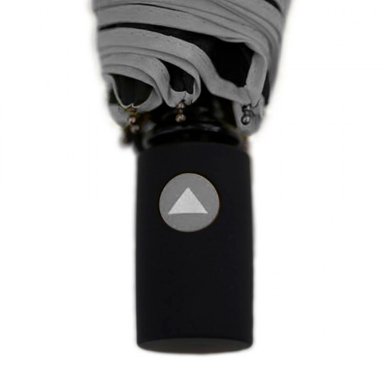 Парасоля складана напівавтоматична Bergamo Sky сріблястий/чорний - 7040007