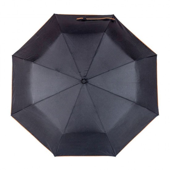 Парасоля складана напівавтоматична Bergamo Sky чорний/помаранчевий - 7040010