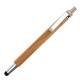 Еко-ручка, кулькова Bergamo Bamboo коричневий - 7100