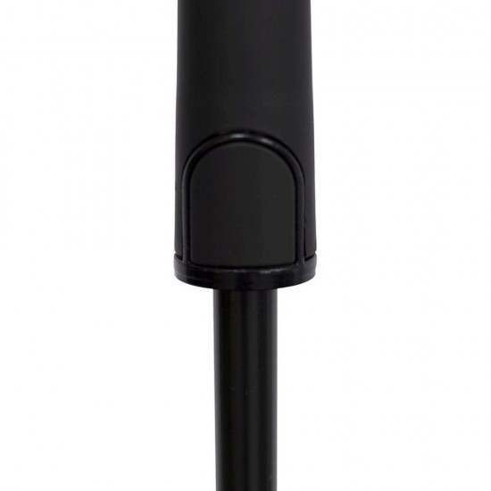 Парасоля-тростина напівавтоматична Bergamo Bloom чорний/червоний - 71250-5