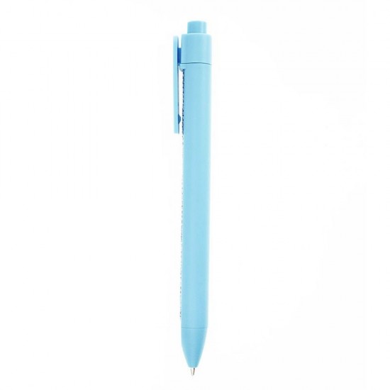 Ручка пластикова, кулькова Bergamo Textile Pen блакитний - 770-33