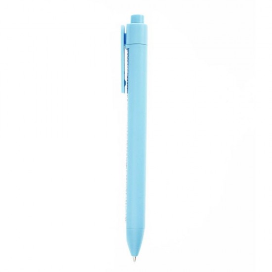 Ручка пластикова кулькова Bergamo Textile Pen блакитний - 770-33