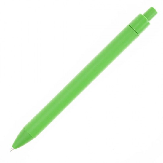 Ручка пластикова, кулькова Bergamo Textile Pen зелений - 770-4