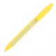 Ручка пластикова, кулькова Bergamo Textile Pen жовтий - 770-5