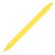 Ручка пластикова, кулькова Bergamo Textile Pen жовтий - 770-5