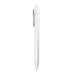 Ручка пластикова кулькова Bergamo Textile Pen сріблястий - 770-77