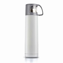 Термос 700 мл сталевий Line Art Modo, вакуумний білий - 8086-8 Термос 700 мл сталевий Line Art Modo, вакуумний білий - 8086-8